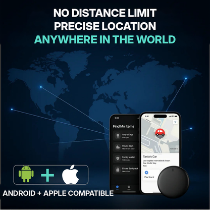 GP90 - Tracker GPS précis sans abonnement (android/apple)